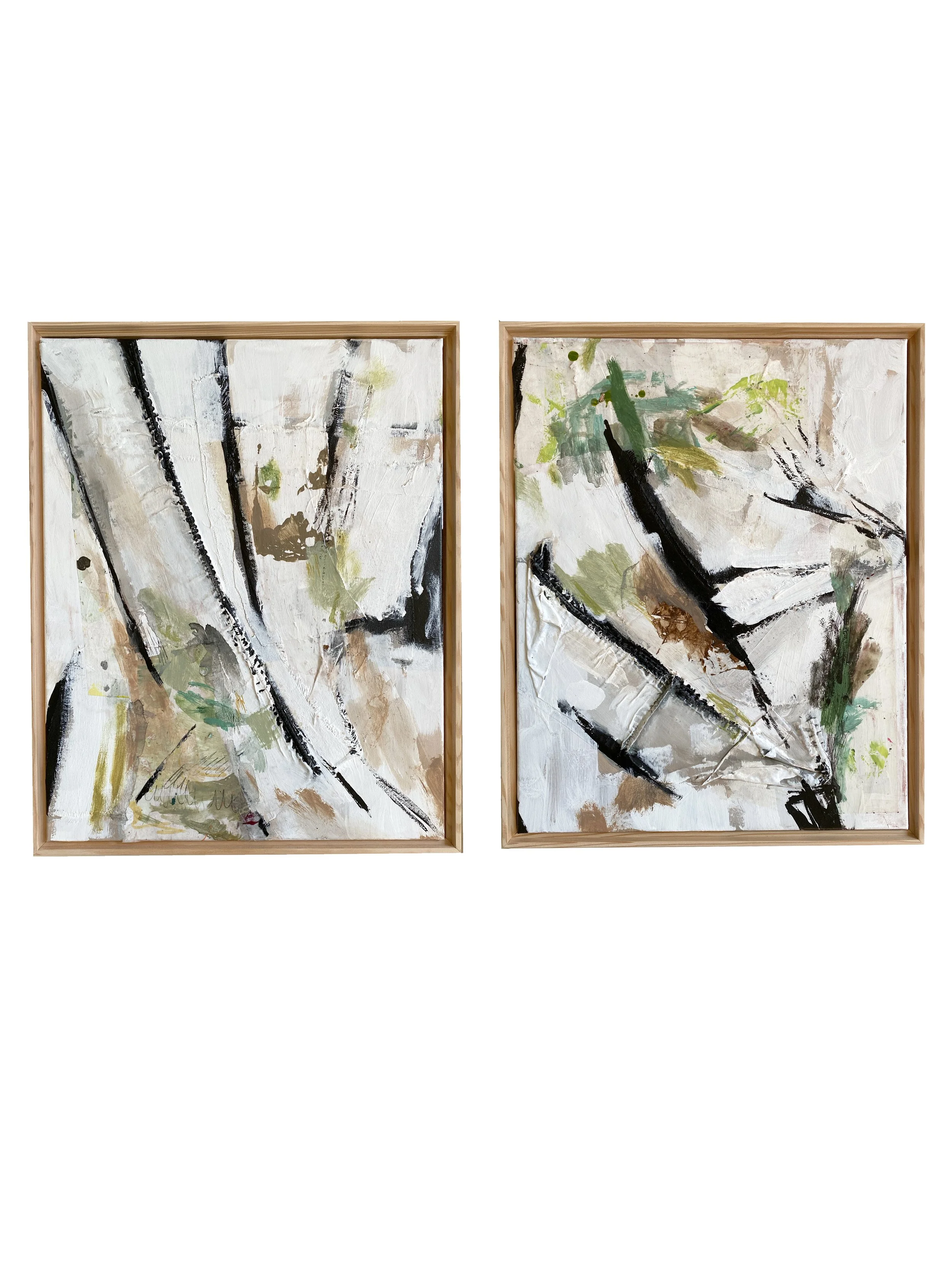Swaying Birch Original Paintings on Canvas