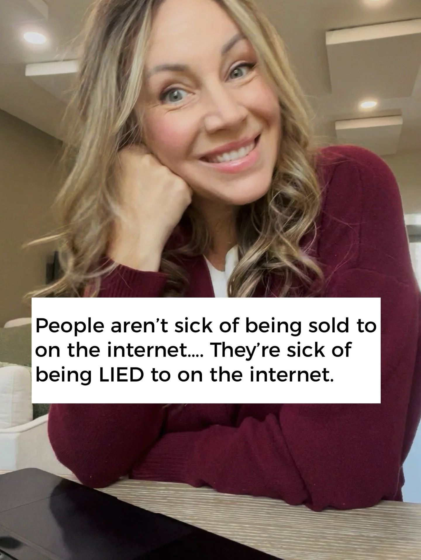😳 Is your business your fuq&rsquo;d?? 😤

Listen, people aren&rsquo;t sick of being sold to on the internet&hellip;. They&rsquo;re sick of being LIED to on the internet. 🙅🏻&zwj;♀️

👉 So, you HAVE to cater to the way clients/customers want to use 