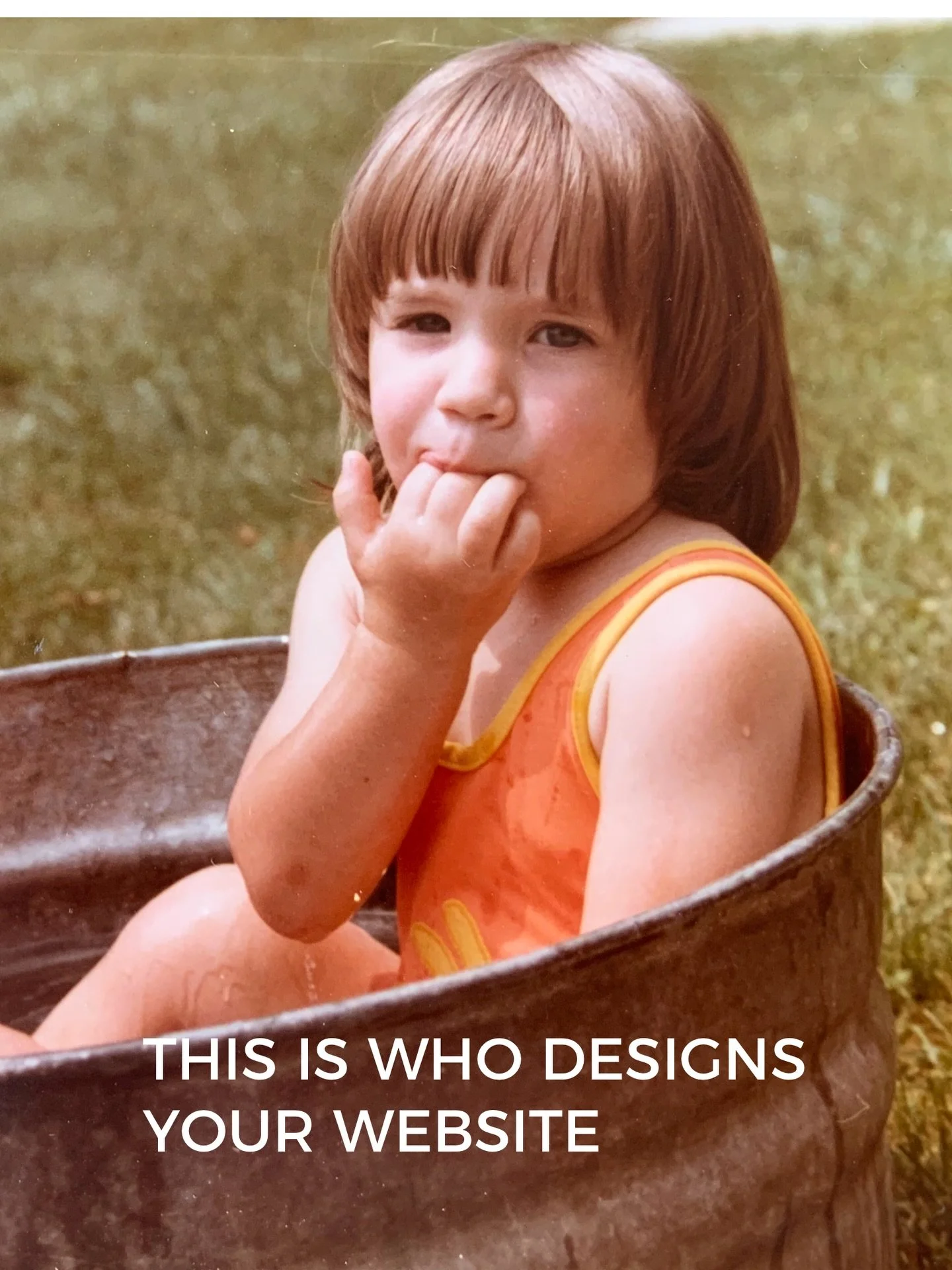 The people behind the scenes of Ambra Jo Design Co. 👶🏻👧🏻🙋🏻&zwj;♀️

The commitment to the bangs was REAL. 

Little me would be so proud 🥹 We have so much noise inside our heads as adults that we forget how far we&rsquo;ve come! 

We are all jus