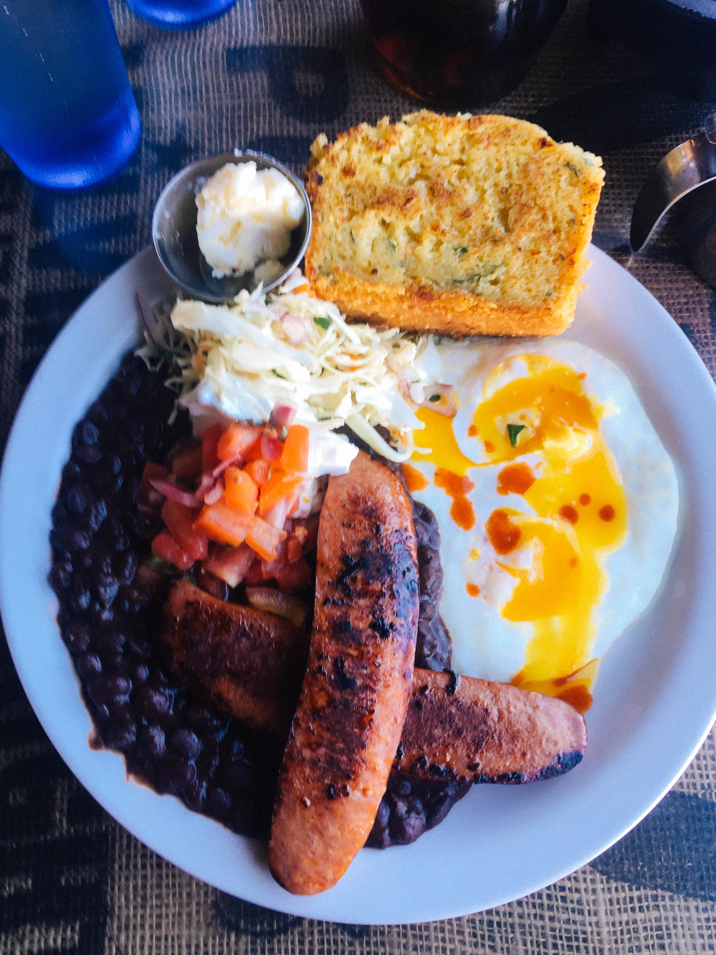 The Zydeco Breakfast at Crossroads Cafe, Joshua Tree, CA