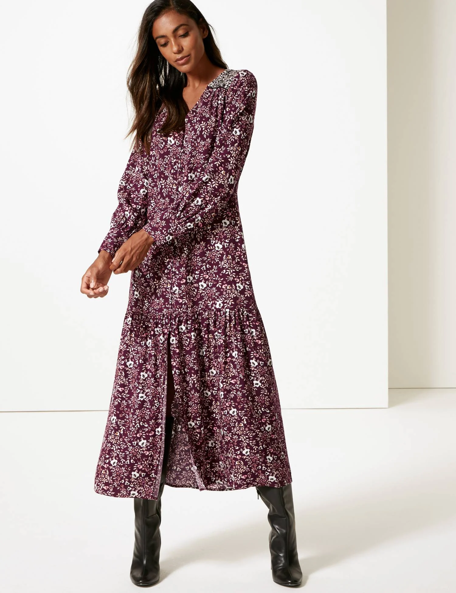 You can buy this dress by M&S here .