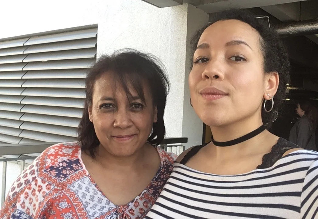 Me and my mother in 2017.