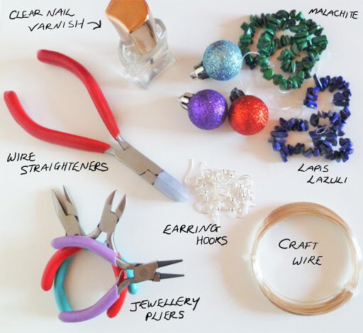 Jewelry Making Ideas Resin Christmas Earrings  Sustain My Craft Habit