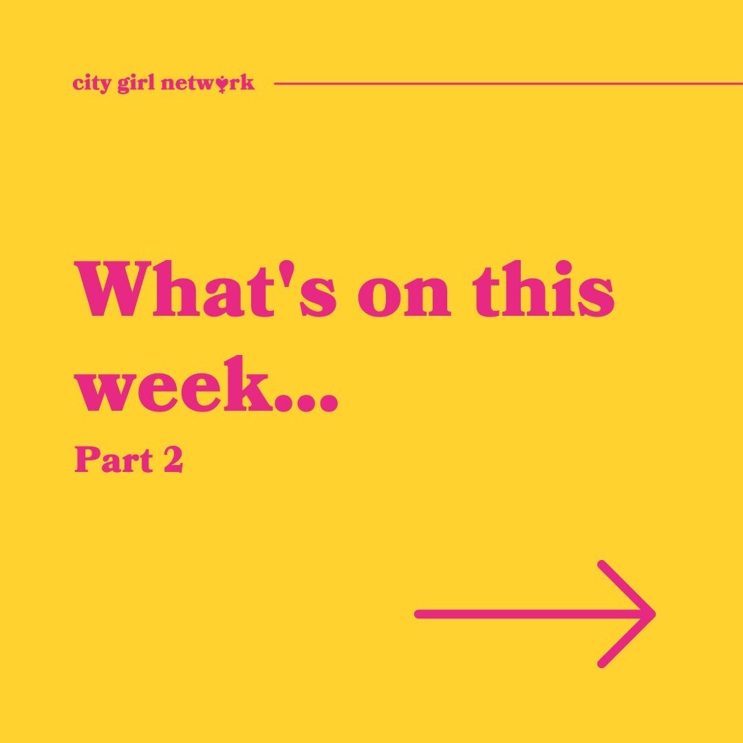 What's On This Week!!✨

We have so many events this week we've had to post a Part 2!! So, let's see what else we have coming up...

💜 Brighton Girl Coffee Meet Up
💛 Cardiff Girl Craft Club
🩷 Leeds Girl Board Games Afternoon

If you've seen anythin