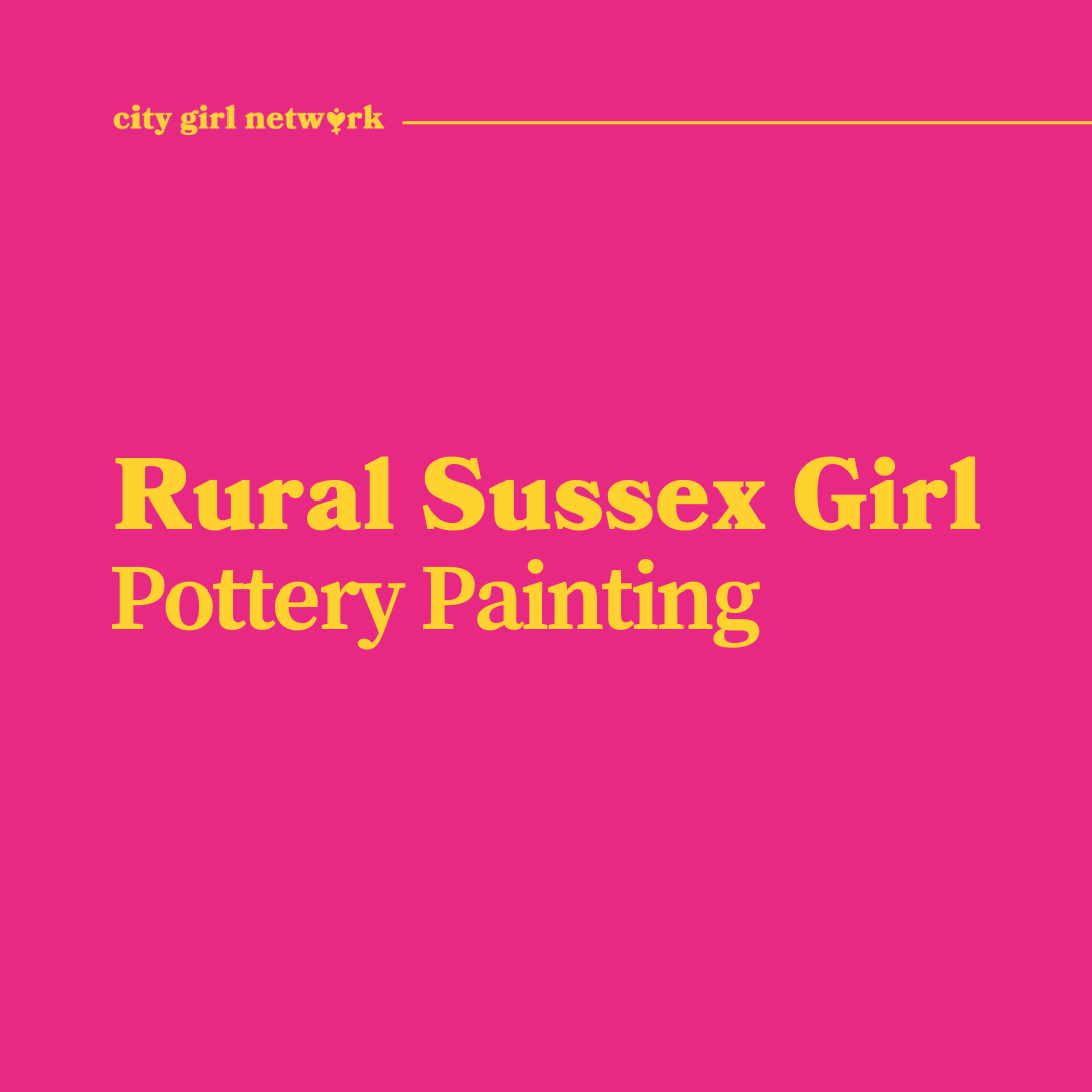 Rural Sussex Girl Pottery Painting