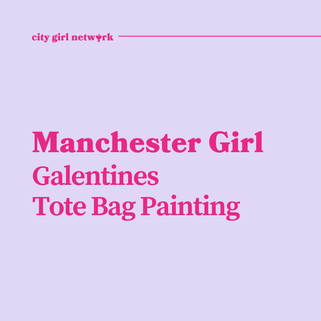 Manchester Girl Galentines Tote Bag Painting