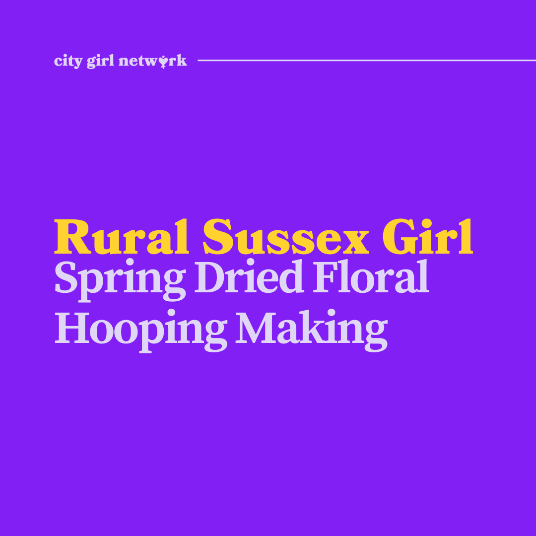 Spring Dried Floral Hoop Making
