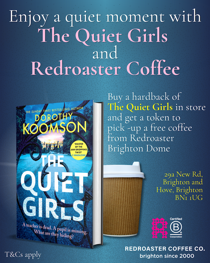 Get a Free Coffee When You Purchase a Copy of  “The Quiet Girls”