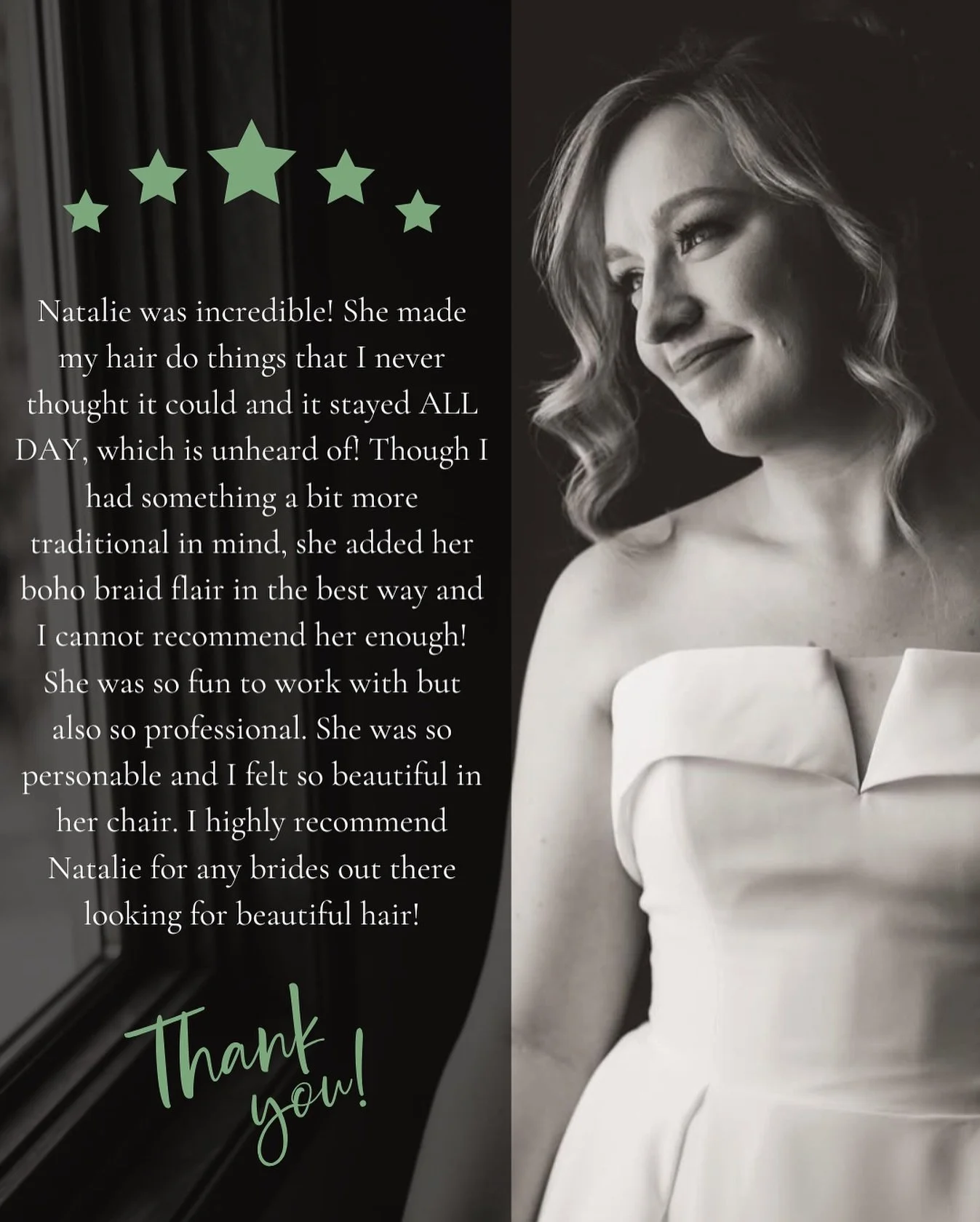 Thank you Mimmie! ⭐️ 

#Mnbride #mnwedding #mnhair #mplshair #mplswedding #minneapolishairstylist #minnesota #minnesotawedding #mnweddingvendors #bohohair #bohowedding #bohostyle #bohobride #romantichairstyle #bohohairstyle #bohohairstylist #whimsica