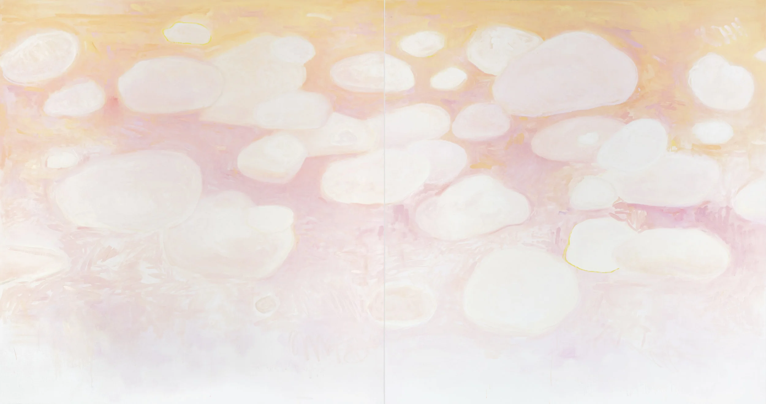 "TANGERINE SKY" 2019 - Oil | Canvas 72" x 136"