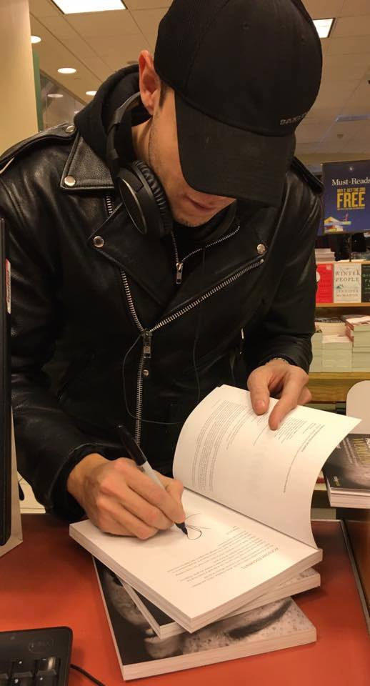 Signing Photographing Women at Barnes and Noble on 5th Ave. in New York City.