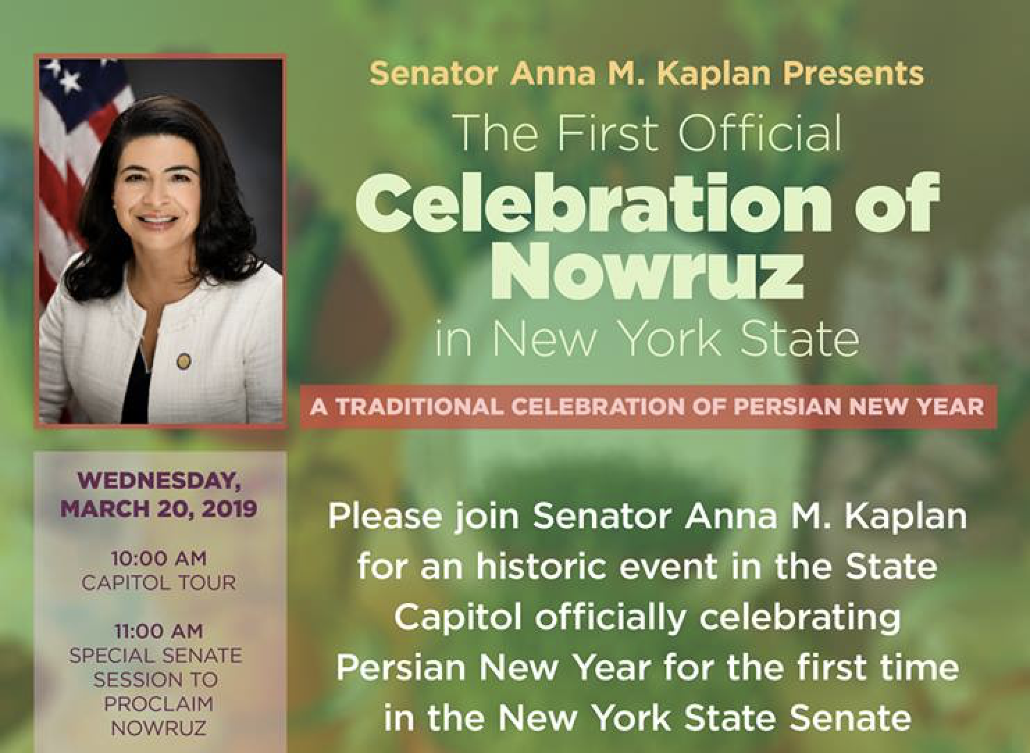 2019 - Nowruz w Senator Anna Kaplan