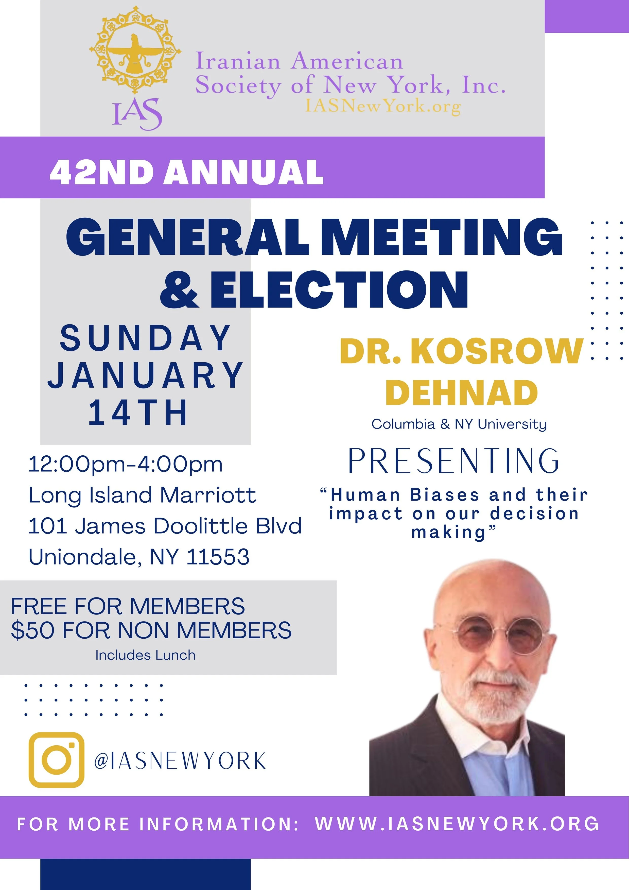 42nd Annual General Meeting &amp; Election of the Board of Directors