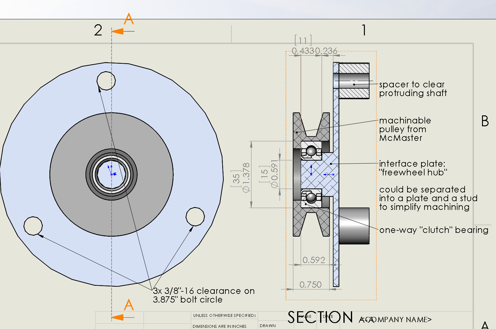 Coupling design for wheel spinner