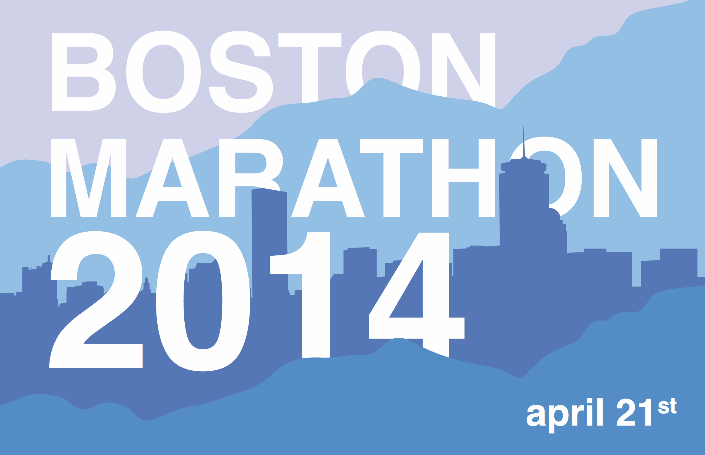 Boston Marathon 2014 poster