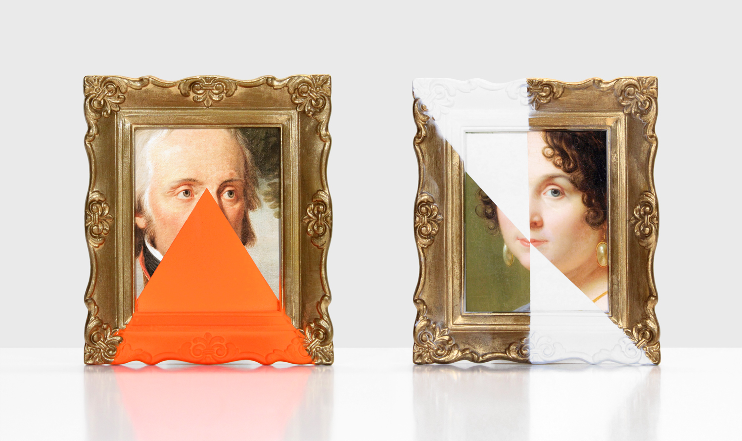 A Pair Of Faces (Diptych)