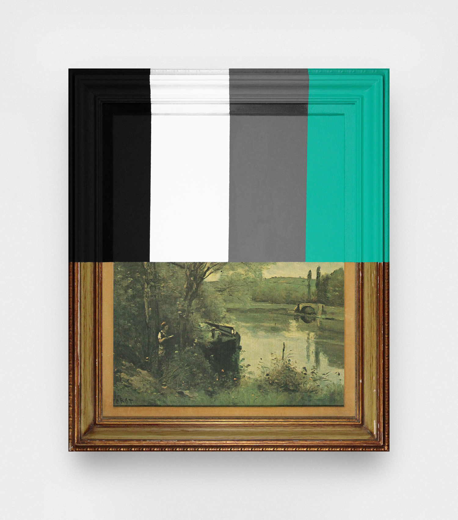 Thrift Store Landscape With Large Bars