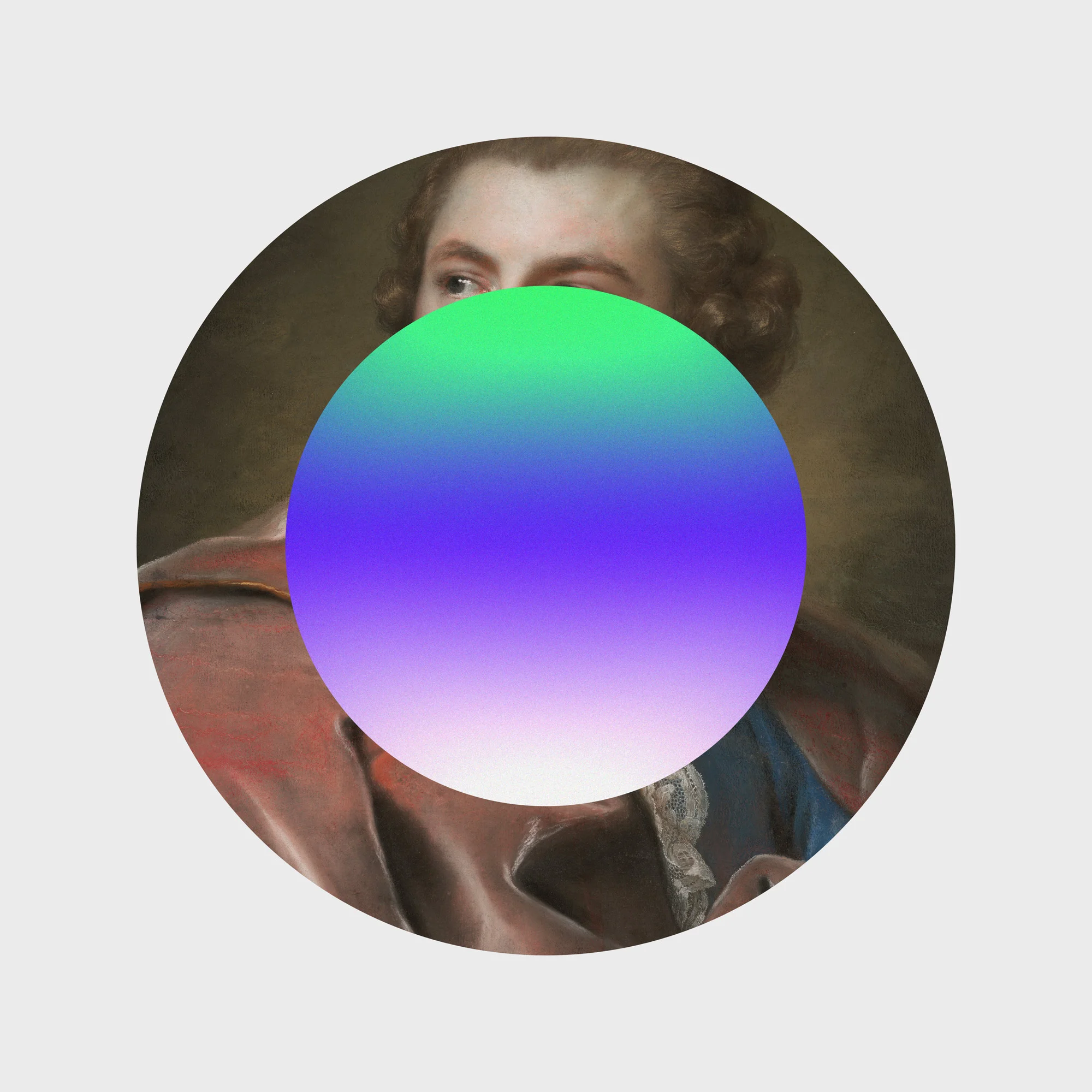 Portrait Of A Young Man With A Gradient 2