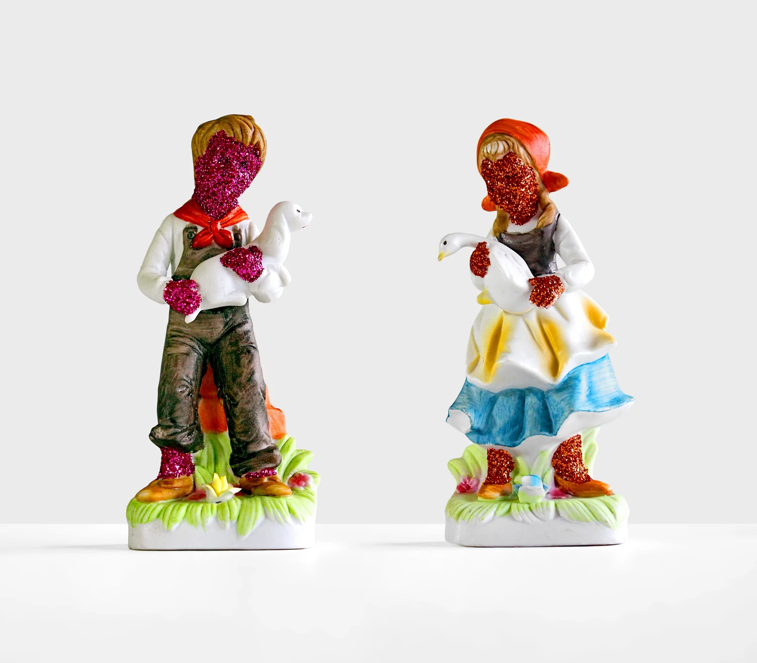 Glitter Boy, Glitter Girl (Diptych)