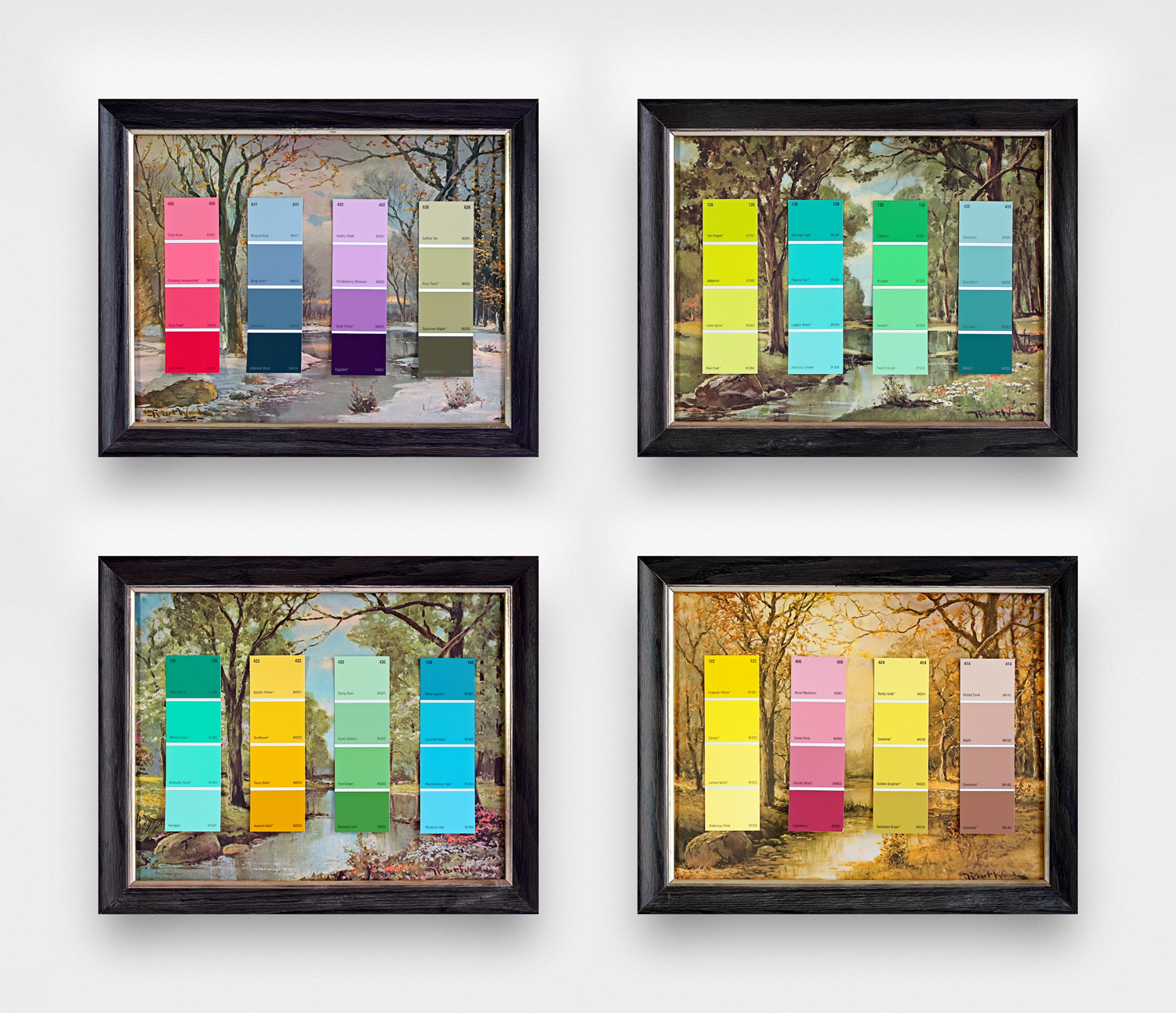 Know Your Color Charts (Four Panels)