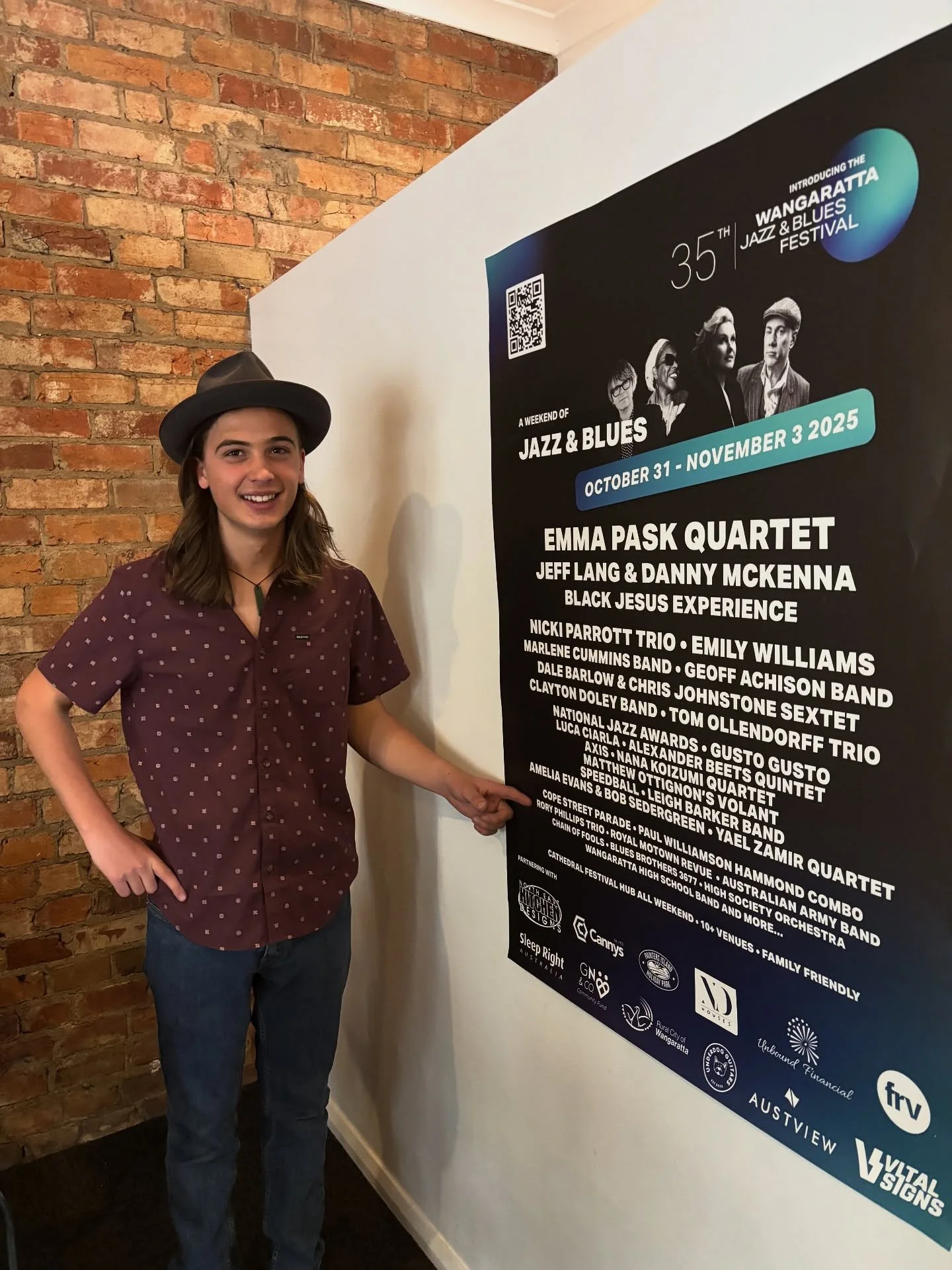 From Wollongong to Wangaratta, I pretty well wrapped up my first year of uni today and I can&rsquo;t think of a better way to celebrate than with live music at the @wangarattajazzandblues 🎶 My blues trio will be playing at @oldfaithfulls on Sunday, 