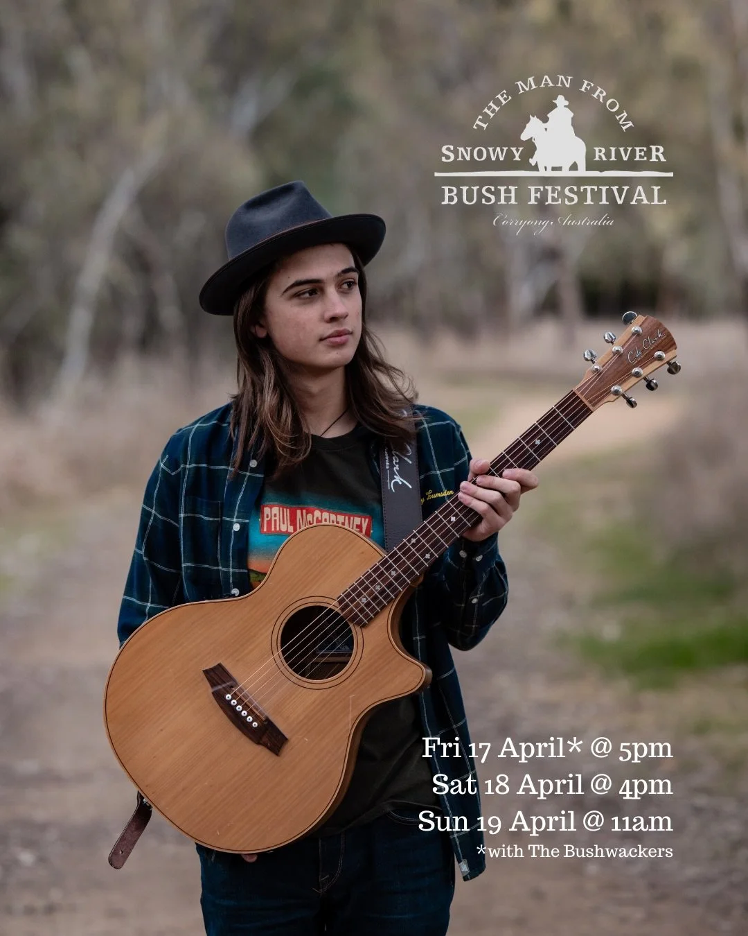 Giddyup! I&rsquo;m headed back to the high country for another year playing at @mfsr_bushfestival including a run with @thebushwackersofficial on Friday night ahead of @homegrowntrio @hayleyjensen and @lanepittmanofficial. Saturday arvo you&rsquo;ll 
