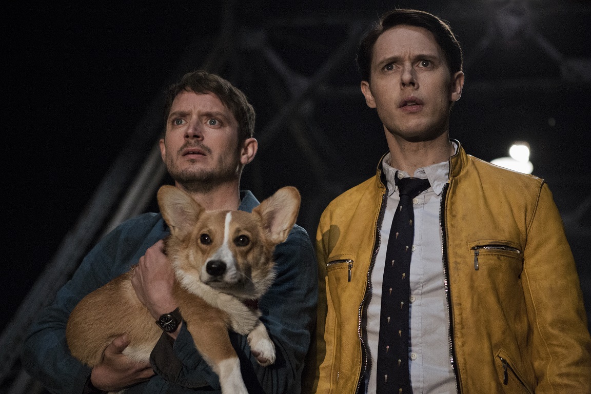 Barking Mad: Elijah Wood (Todd) and Samuel Barnett (Dirk) in Netflix’s Dirk Gently’s Holistic Detective Agency