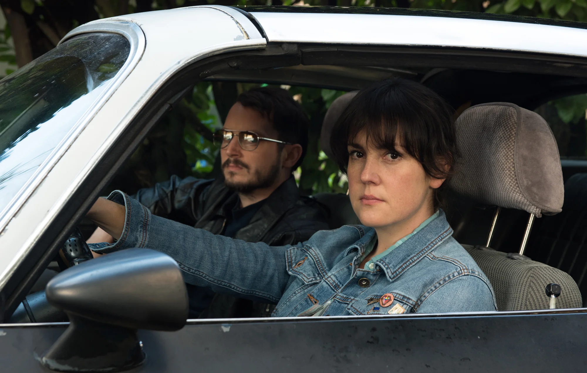 Watching the Defectives: Elijah Wood (Tony) and Melanie Lynskey (Ruth) in Netflix’s I Don’t Feel at Home in This World Anymore
