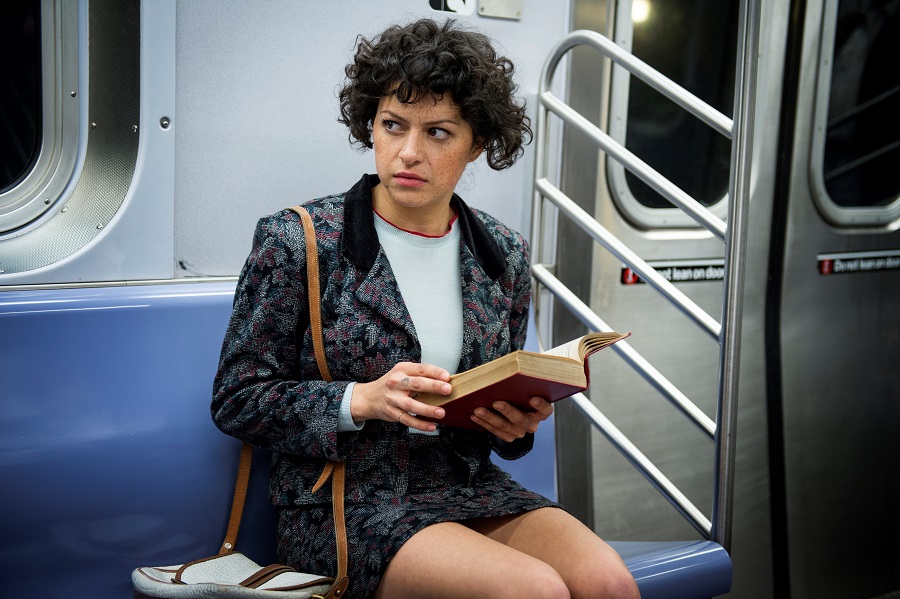 The Girl on the Train: Alia Shawkat (Dory Sief) in SBS on Demand’s Search Party