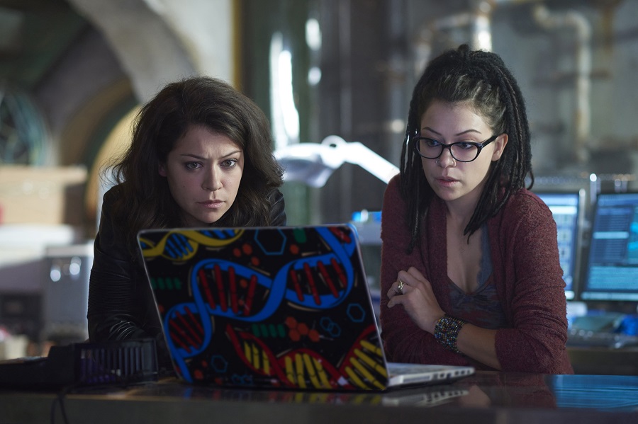 Your Number’s Up: Sarah and Cosima (both Tatiana Maslany) in Netflix and Stan’s Orphan Black