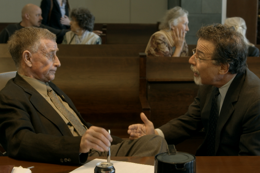 Free Fall: Michael Peterson and his lawyer David Rudolf in The Staircase