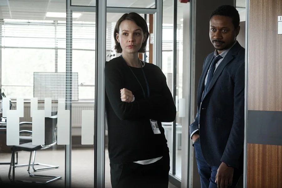 Watching the Detectives: Carey Mulligan (Kip) and Nathaniel Martello-White (Nathan) in Collateral
