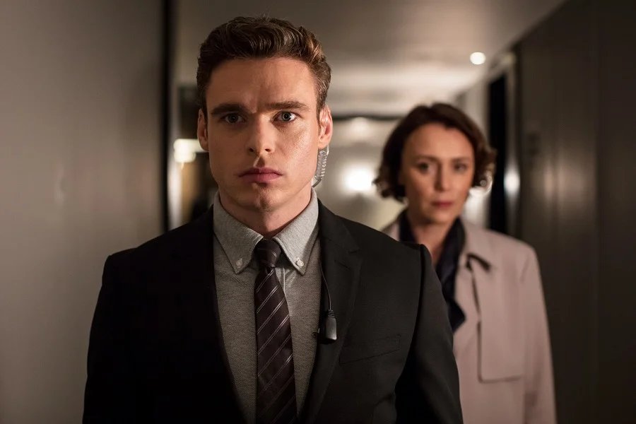Parliamentary Privilege: Richard Madden (David) and Keeley Hawes (Julia) in Bodyguard