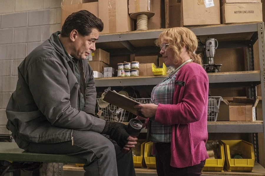 Jailhouse Blues: Benicio del Toro (Richard Matt) and Patricia Arquette (Tilly Mitchell) in Escape at Dannemora