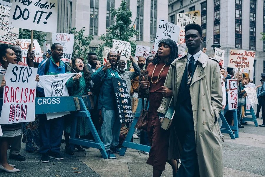 Age of Innocence: Aunjanue Ellis (Sharonne) and Ethan Herisse (Yusef) in When They See Us