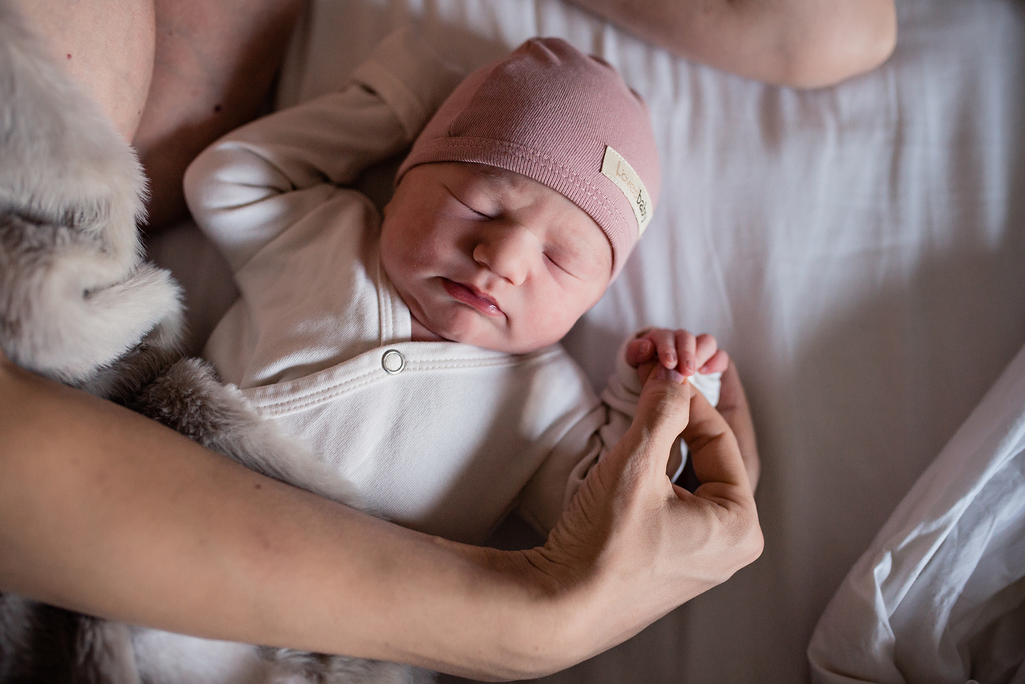 austin in home natural newborn session