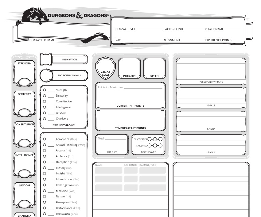 A Step By Step Guide To D D 5e Character Creation Nerdolopedia
