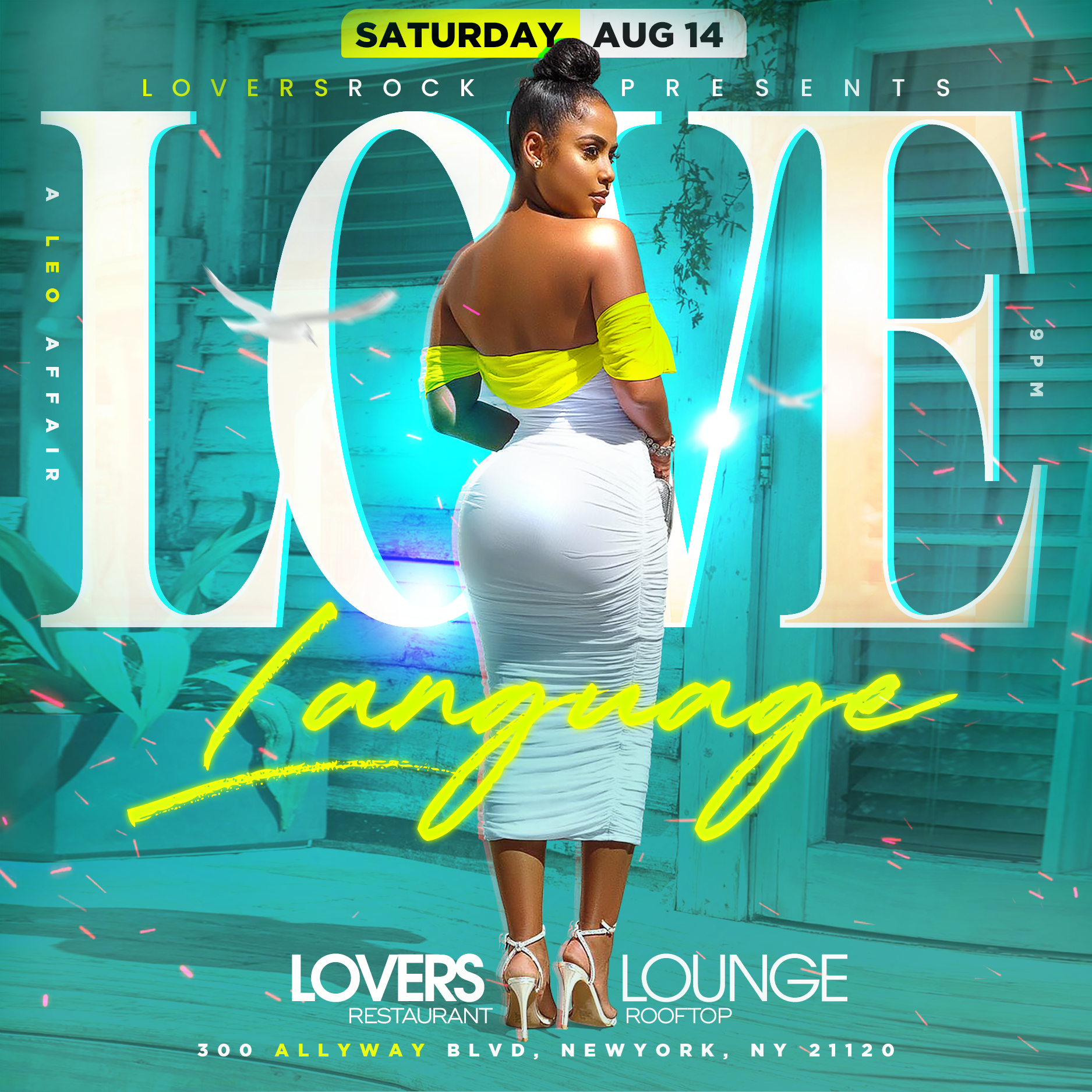 Love Language Flyer PSD
