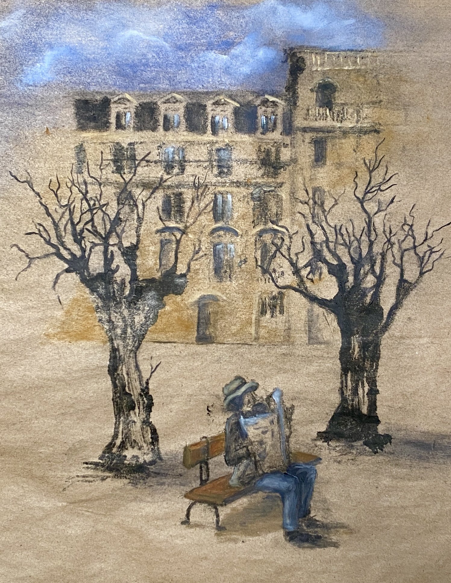 Paris, le banc