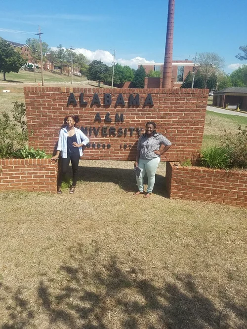 Carver Students Chennel Carson And Fransheli Ventura Report From Alabama A M University On Carver S 47th Annual College Tour Carver Foundation Of Norwalk