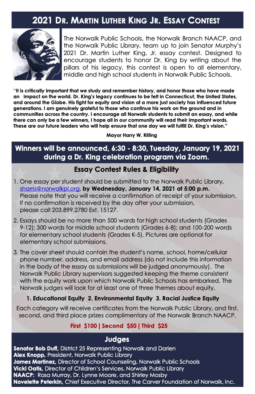 senator chris murphy mlk essay contest