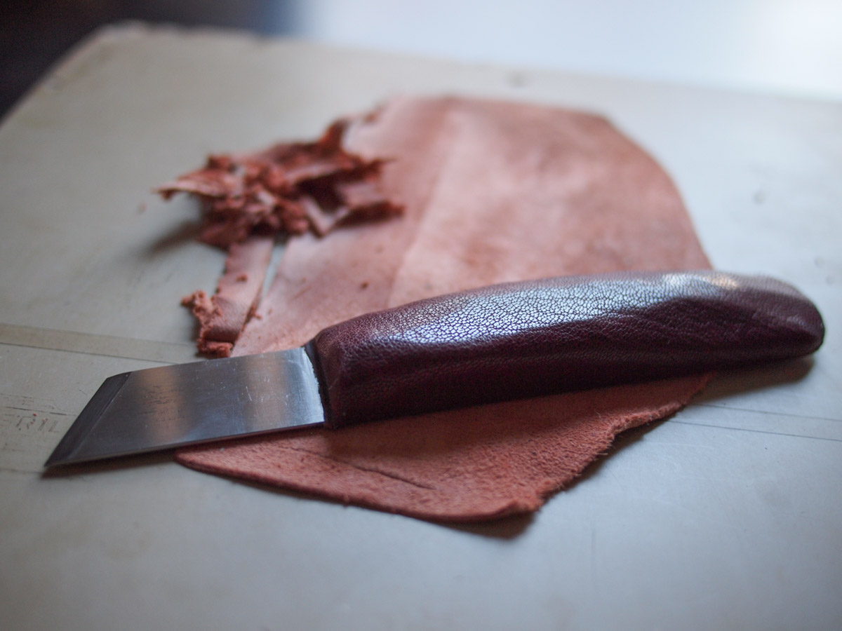 Leather Paring Knives for Bookbinding