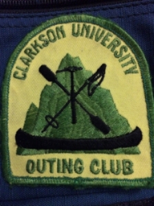 Clarkson University Outing Club Patch, circa 2004.