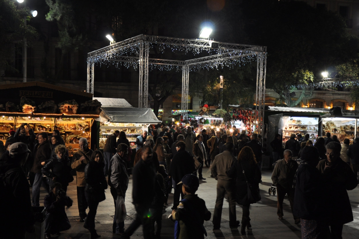 Fira de Santa Llúcia Christmas Market.