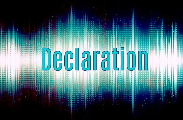 Declaration