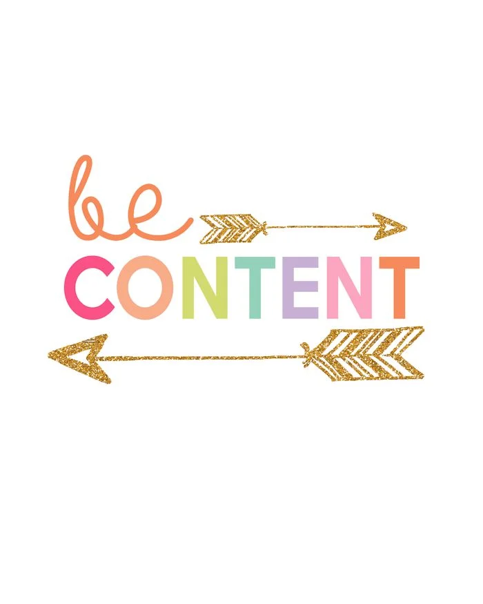 Be Content