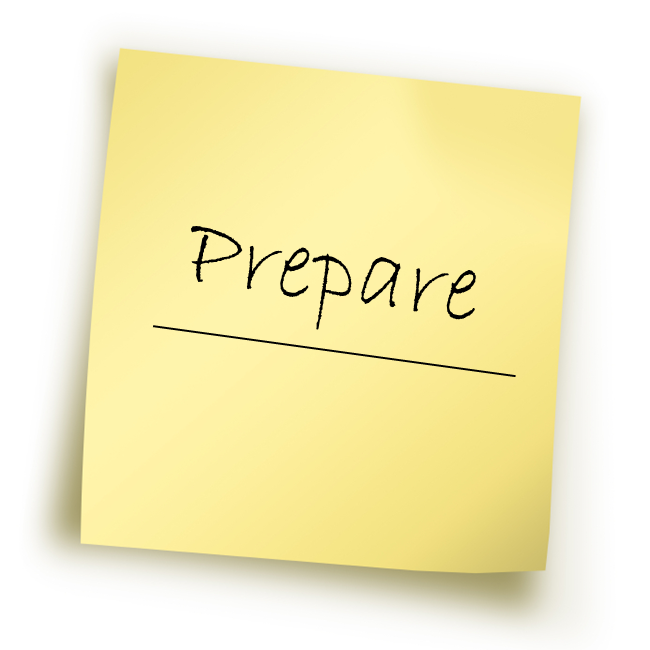Prepare