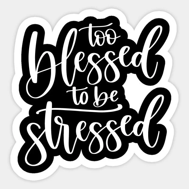 Too Blessed to Be Stressed
