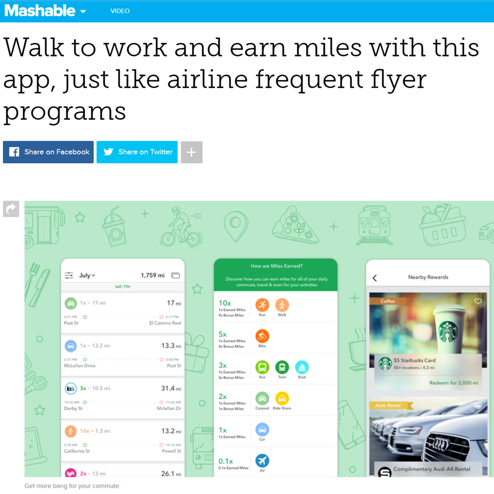 Mashable story on Miles