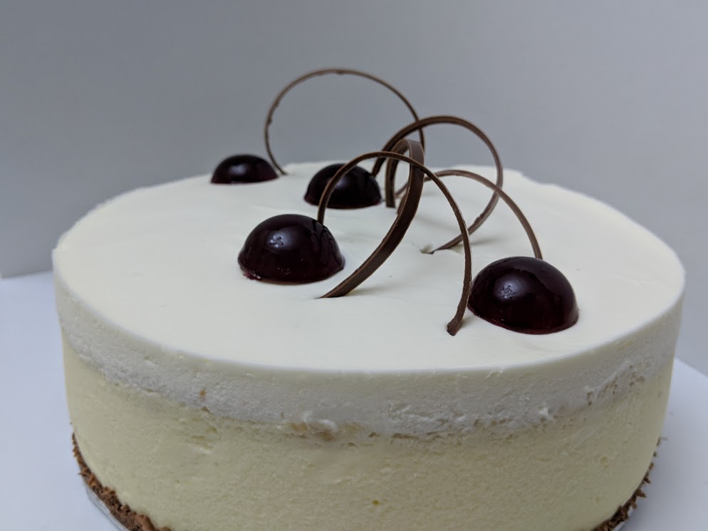 White Chocolate Cherry Torte